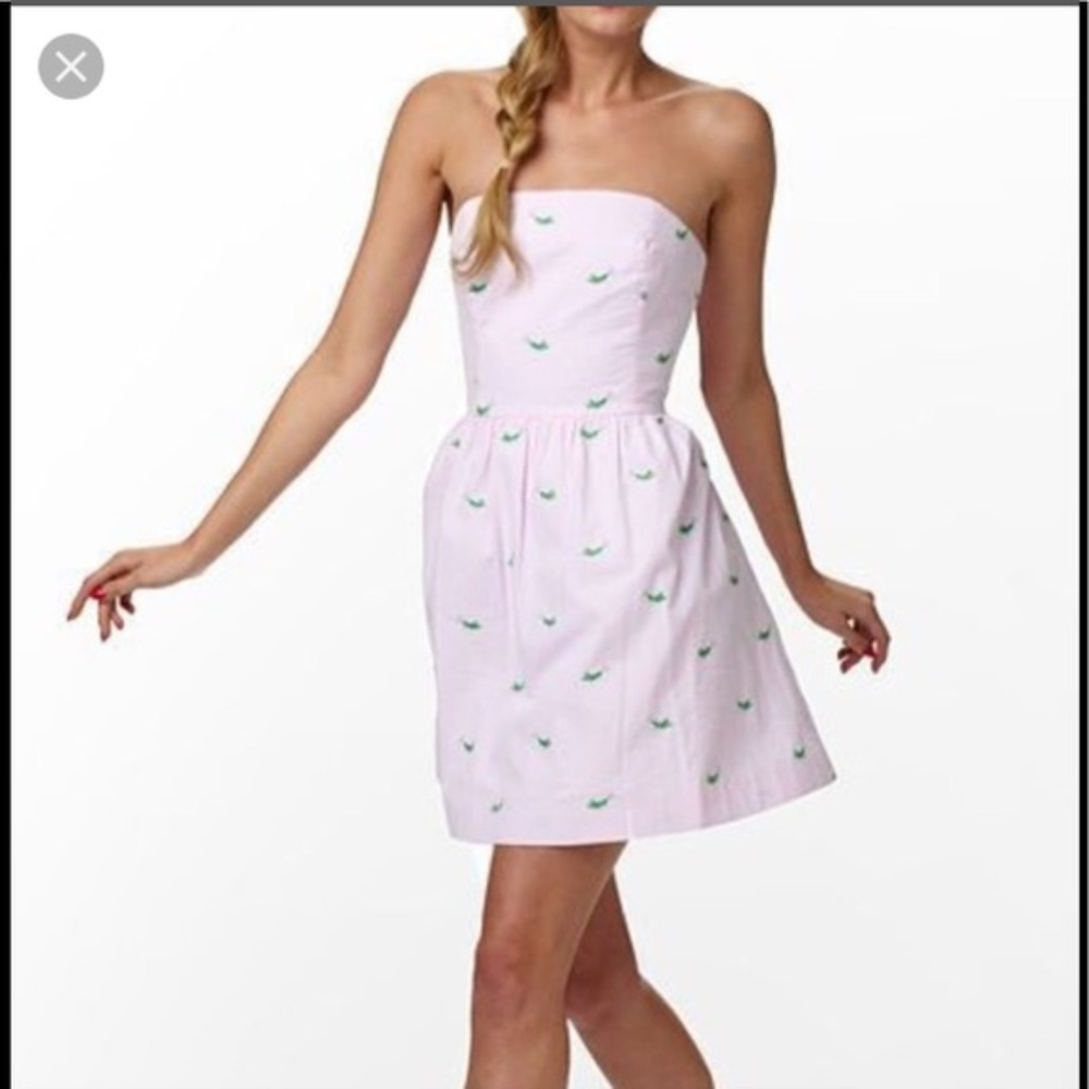 Lilly Pulitzer Grasshopper Seersucker Sundress